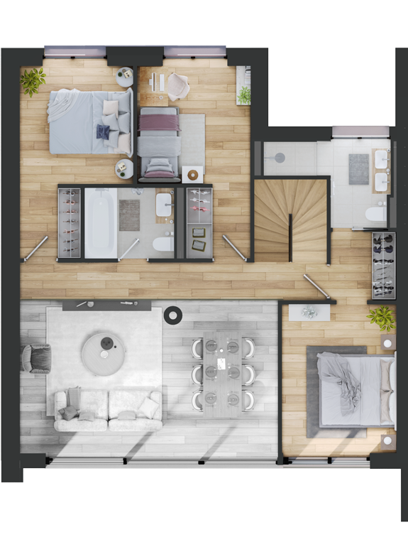 VILLAS DE MEYRIN - Villa A plan